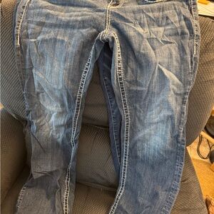 Maurice's Vigoss Stylish Blue Denim Jeans. These are the Chelsea Slim Boot style